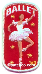 Girl Scout ballet patch